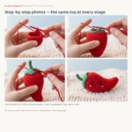 Angry Little Chilli – kawaii crochet pattern (photo 4)