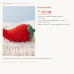 Angry Little Chilli – kawaii crochet pattern (photo 5)