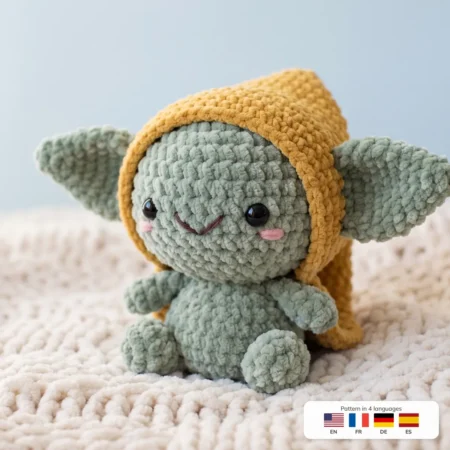 Cozy Chaos Goblin – kawaii crochet pattern