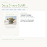 Cozy Chaos Goblin – kawaii crochet pattern (photo 3)