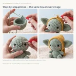 Cozy Chaos Goblin – kawaii crochet pattern (photo 4)