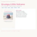 Grumpy Little Volcano – kawaii crochet pattern (photo 3)