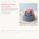 Grumpy Little Volcano – kawaii crochet pattern (photo 7)