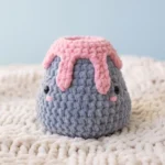 Grumpy Little Volcano – kawaii crochet pattern (photo 9)