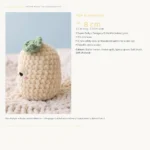 Emotional Support Bean – crochet keychain pattern (photo 5)