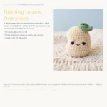 Emotional Support Bean – crochet keychain pattern (photo 7)