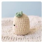 Emotional Support Bean – crochet keychain pattern (photo 8)