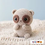 Slow Loris Buddy – kawaii crochet pattern