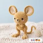 Tiny Jerboa – kawaii crochet pattern