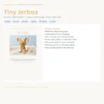 Tiny Jerboa – kawaii crochet pattern (photo 3)