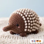 Little Echidna – kawaii crochet pattern