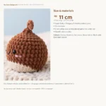 Chestnut Buddy – no-sew amigurumi crochet pattern (photo 5)