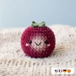 Cranberry Buddy – no-sew amigurumi crochet pattern