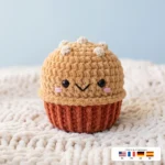 Spiced Muffin Buddy – no-sew amigurumi crochet pattern