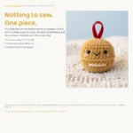 Jingle Bell Buddy – no-sew amigurumi crochet pattern (photo 7)