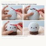 Snow Globe Buddy – no-sew amigurumi crochet pattern (photo 4)