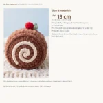 Yule Log Buddy – no-sew amigurumi crochet pattern (photo 5)