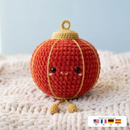 Lucky Lantern – no-sew amigurumi crochet pattern