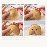 Fortune Cookie Buddy – no-sew amigurumi crochet pattern (photo 4)