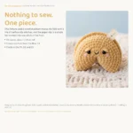 Fortune Cookie Buddy – no-sew amigurumi crochet pattern (photo 7)