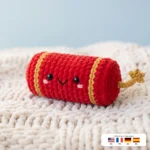 Firecracker Buddy – no-sew amigurumi crochet pattern