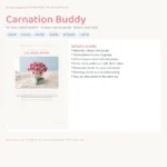 Carnation Buddy – no-sew amigurumi crochet pattern (photo 3)