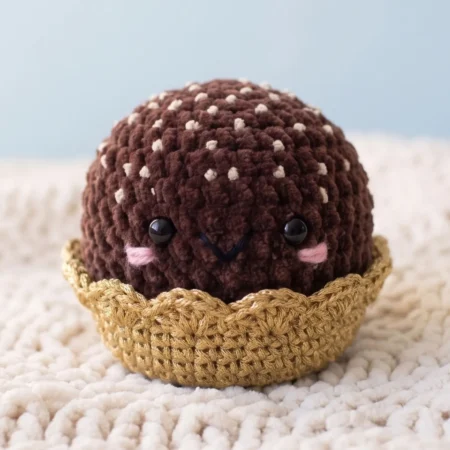Chocolate Truffle Buddy – no-sew amigurumi crochet pattern (photo 2)