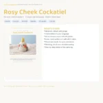 Rosy Cheek Cockatiel – no-sew amigurumi crochet pattern (photo 3)