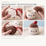 Chocolate Fondue Pot – no-sew amigurumi crochet pattern (photo 4)