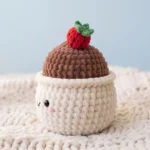 Chocolate Fondue Pot – no-sew amigurumi crochet pattern (photo 9)