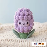 Hyacinth Buddy – no-sew amigurumi crochet pattern