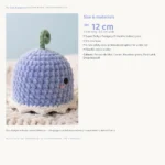 Bluebell Buddy – no-sew amigurumi crochet pattern (photo 5)