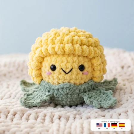 Dandelion Buddy – no-sew amigurumi crochet pattern