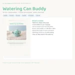 Watering Can Buddy – no-sew amigurumi crochet pattern (photo 3)