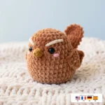 Little Wren – no-sew amigurumi crochet pattern