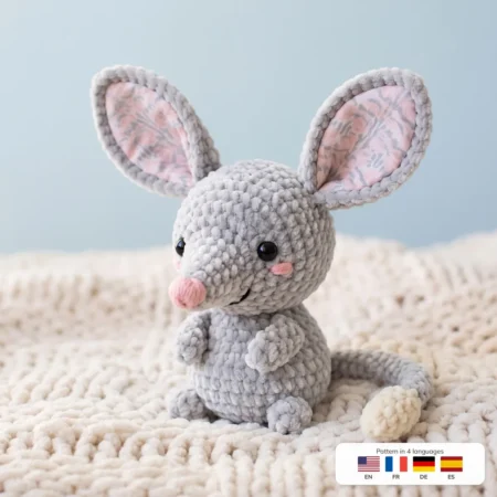 Easter Bilby – crochet easter rabbit