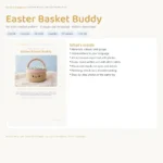 Easter Basket Buddy – crochet easter rabbit (photo 3)