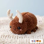 Stag Beetle – no-sew amigurumi crochet pattern