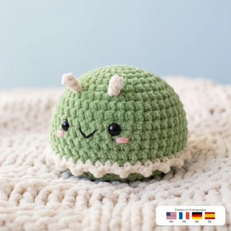 Shield Bug – no-sew amigurumi crochet pattern