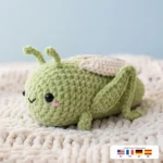 Little Grasshopper – no-sew amigurumi crochet pattern