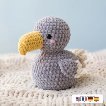 Little Dodo – no-sew amigurumi crochet pattern
