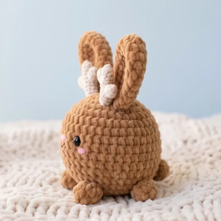 Jackalope Buddy – no-sew amigurumi crochet pattern (photo 2)