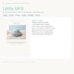 Little UFO – no-sew amigurumi crochet pattern (photo 3)