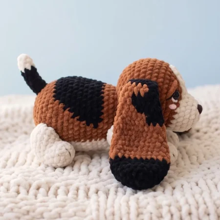 Basset Hound Loaf – no-sew amigurumi crochet pattern (photo 2)