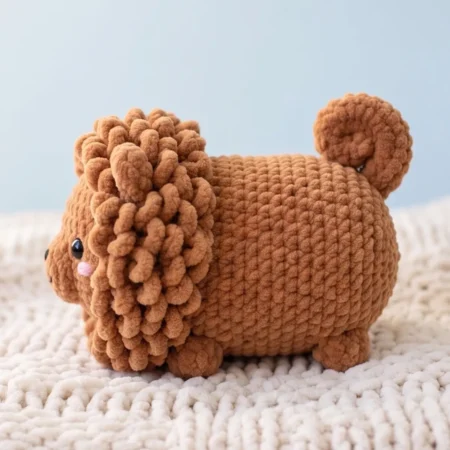 Chow Chow Puppy Loaf – crochet dog keychain (photo 2)