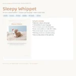 Sleepy Whippet – no-sew amigurumi crochet pattern (photo 3)