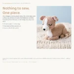 Sleepy Whippet – no-sew amigurumi crochet pattern (photo 7)