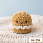 Cream Puff Buddy – no-sew amigurumi crochet pattern
