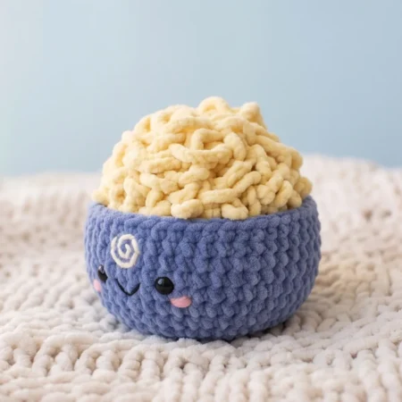 Ramen Bowl Buddy – no-sew amigurumi crochet pattern (photo 2)