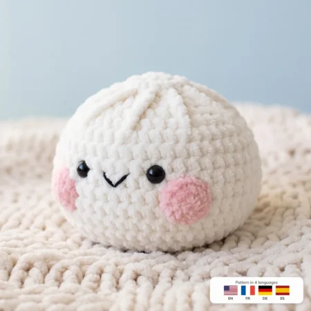 Bao Bun Buddy – no-sew amigurumi crochet pattern